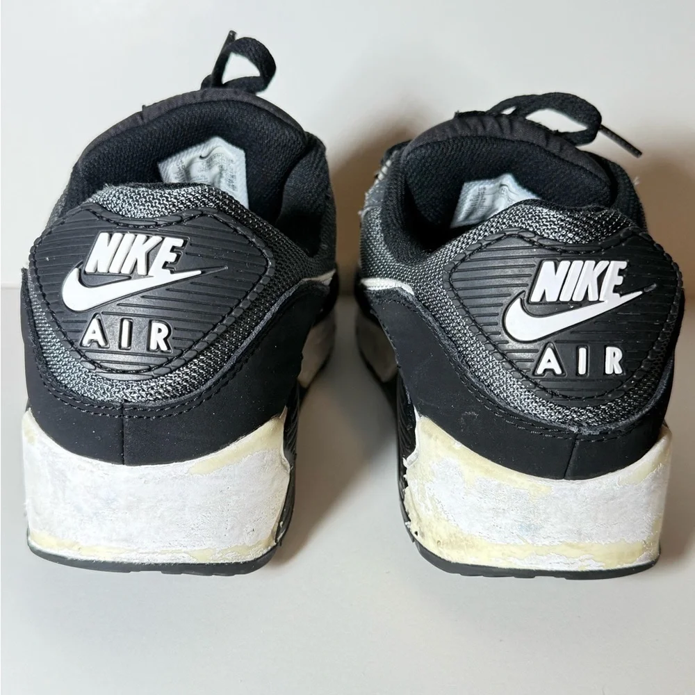 Nike Air Max 90 Men's - Grey White Black Athletic Shoes [CN8490-002]